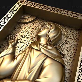 3D model Icon Xenia of Petersburg (STL)